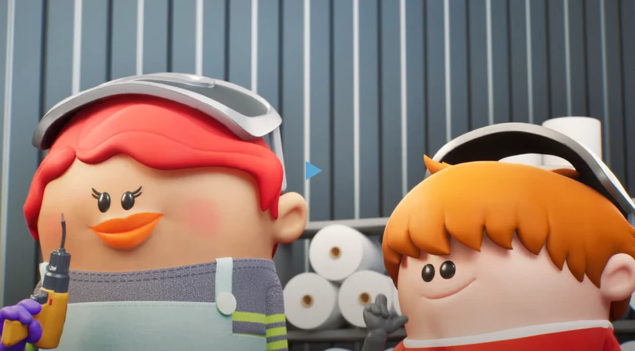 Les métiers de l'industrie en animé