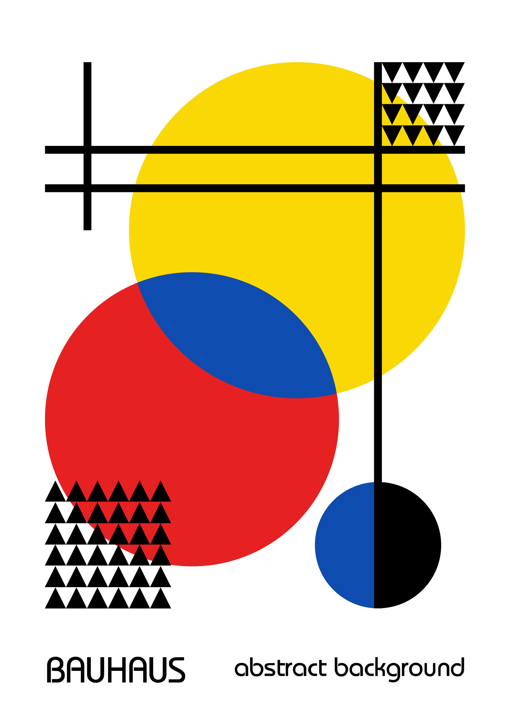 Affiche - Style Bauhaus
